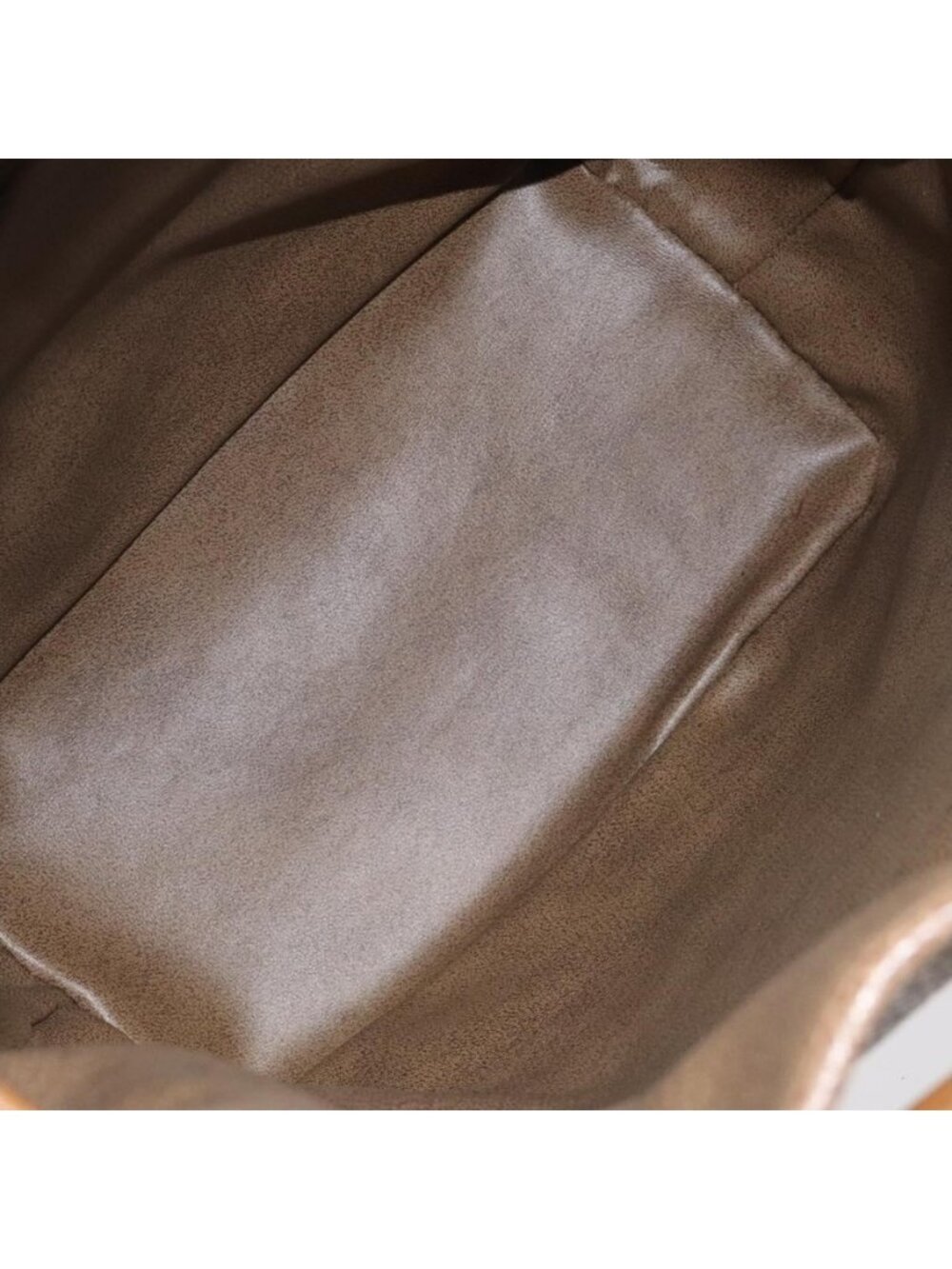 Authentic Christian Dior Shoulder Bag Leather Brown Gold - Picture 3 of 16